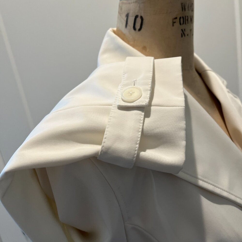 Alfani 3/4 Sleeve Trench Coat, Med - Picture 5 of 9